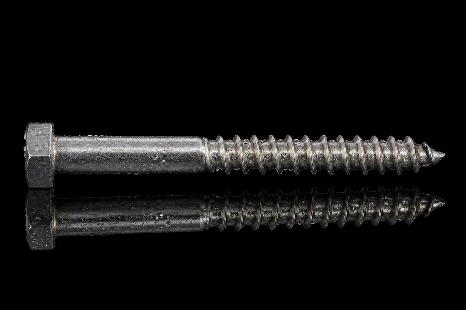 INOX Altıköşe Başlı Ağaç Vidası Trifon