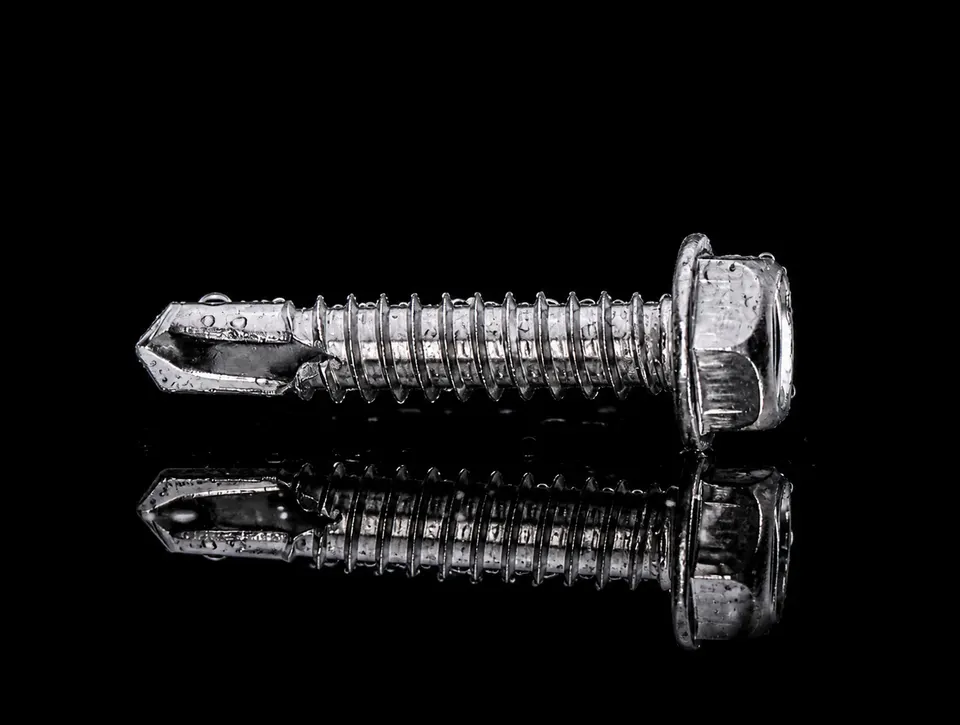 INOX Altıköşe Pul Başlı Matkap Uçlu Vida